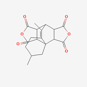 3,7-Dimethyl-11,16-dioxapentacyclo[6.5.5.0~1,6~.0~9,13~.0~14,18~]octadec-6-ene-10,12,15,17-tetrone