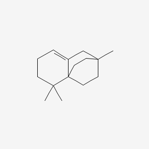molecular formula C15H24 B1615356 2,2,8-trimethyltricyclo[6.2.2.01,6]dodec-5-ene CAS No. 32391-44-9