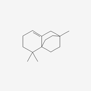 molecular formula C15H24 B1615356 2H-2,4a-Ethanonaphthalene, 1,3,4,5,6,7-hexahydro-2,5,5-trimethyl- CAS No. 32391-44-9