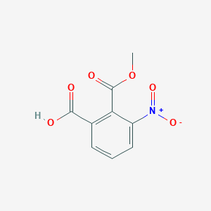 molecular formula C9H7NO6 B1615368 2-(Methoxycarbonyl)-3-nitrobenzoic acid CAS No. 6744-85-0