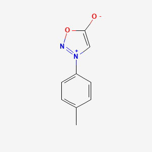 molecular formula C9H8N2O2 B1615374 3-(4-Methylphenyl)sydnone CAS No. 3483-19-0