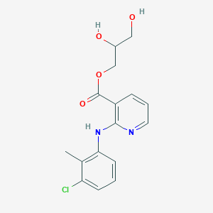 molecular formula C16H17ClN2O4 B1615382 Clonixeril CAS No. 21829-22-1