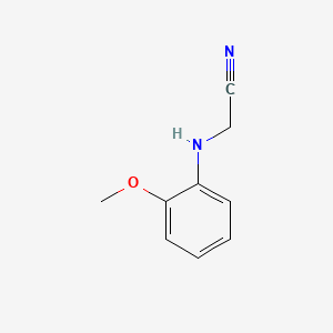 molecular formula C9H10N2O B1615388 2-(2-methoxyanilino)acetonitrile CAS No. 28354-25-8