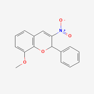 8-Methoxy-3-nitro-2-phenyl-2H-1-benzopyran