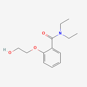 molecular formula C13H19NO3 B1615392 N,N-diethyl-2-(2-hydroxyethoxy)benzamide CAS No. 63886-92-0