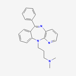 molecular formula C23H24N4 B1615395 Tampramine CAS No. 83166-17-0