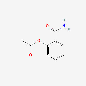 molecular formula C9H9NO3 B1615398 Acetylsalicylamide CAS No. 5663-71-8