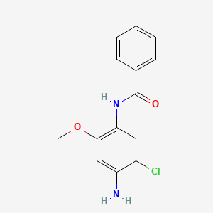 Benzamide, N-(4-amino-5-chloro-2-methoxyphenyl)-
