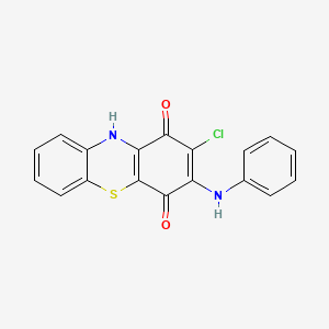 3-Anilino-2-chloro-1H-phenothiazine-1,4(10H)-dione