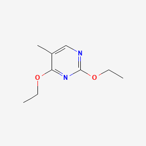 molecular formula C9H14N2O2 B1615411 2,4-Diethoxy-5-methylpyrimidine CAS No. 7193-87-5
