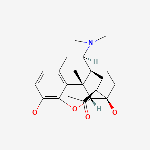 molecular formula C23H29NO4 B1615413 Dihydrothevinone CAS No. 16196-82-0