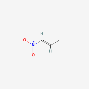 molecular formula C3H5NO2 B1615415 1-Nitropropene CAS No. 3156-70-5