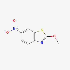 molecular formula C8H6N2O3S B1615416 2-Methoxy-6-nitrobenzo[d]thiazole CAS No. 4308-10-5