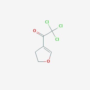 molecular formula C6H5Cl3O2 B1615420 2,2,2-Trichloro-1-(4,5-dihydrofuran-3-yl)ethanone CAS No. 83124-80-5