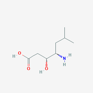 (3R,4S)-4-amino-3-hydroxy-6-methylheptanoic acid