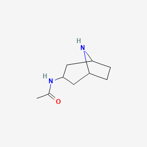 molecular formula C9H16N2O B1615422 N-(8-Aza-bicyclo[3.2.1]oct-3-yl)-acetamide CAS No. 788116-25-6