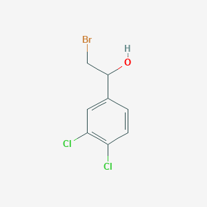 molecular formula C8H7BrCl2O B1615426 2-Bromo-1-(3,4-dichlorophenyl)ethanol CAS No. 7495-24-1