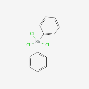 Antimony trichloride, diphenyl-