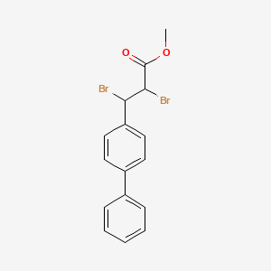 Methyl 2,3-dibromo-3-(4-phenylphenyl)propanoate
