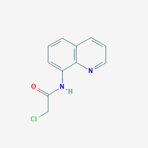 molecular formula C11H9ClN2O B1615438 N1-(8-quinolyl)-2-chloroacetamide CAS No. 32889-11-5
