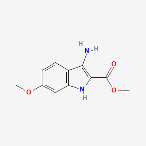 methyl 3-amino-6-methoxy-1H-indole-2-carboxylate
