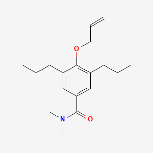 Benzamide, 4-allyloxy-N,N-dimethyl-3,5-dipropyl-