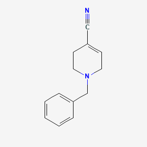 molecular formula C13H14N2 B1615480 1-(Benzyl)-1,2,3,6-tetrahydroisonicotinonitrile CAS No. 51281-64-2