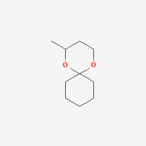 molecular formula C10H18O2 B1615482 2-Methyl-1,5-dioxaspiro[5.5]undecane CAS No. 6413-26-9