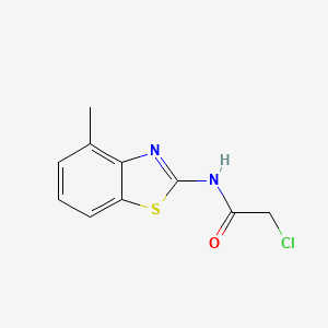 2-chloro-N-(4-methyl-1,3-benzothiazol-2-yl)acetamide