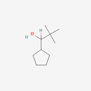 molecular formula C10H20O B1615497 1-Cyclopentyl-2,2-dimethyl-1-propanol CAS No. 337966-85-5
