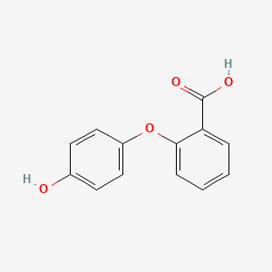 molecular formula C13H10O4 B1615513 2-(4-Hydroxyphenoxy)benzoic acid CAS No. 21905-64-6