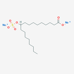 molecular formula C18H34Na2O6S B1615520 Disodium 9-(sulfooxy)stearate CAS No. 65151-76-0