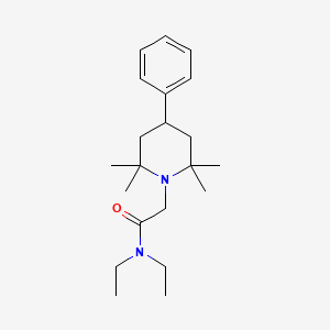 1-(N,N-Diethylglycyl)-4-phenyl-2,2,6,6-tetramethylpiperidine