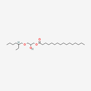 3-[(2-Ethylhexyl)oxy]-2-hydroxypropyl palmitate