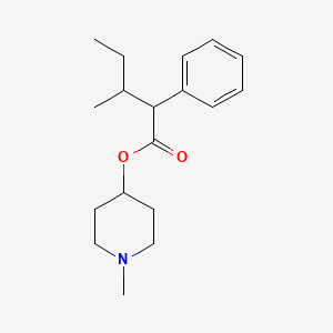 molecular formula C18H27NO2 B1615529 Pentapiperide CAS No. 7009-54-3