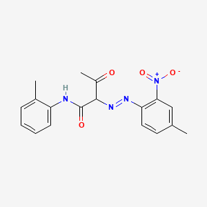 2-((4-Methyl-2-nitrophenyl)azo)-oxo-N-(o-tolyl)butyramide