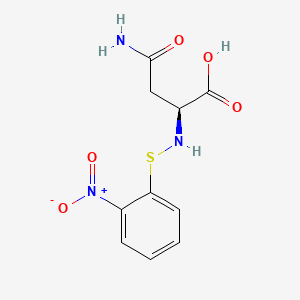 molecular formula C10H11N3O5S B1615534 N2-((2-Nitrophenyl)thio)-L-asparagine CAS No. 7685-72-5