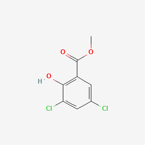 molecular formula C8H6Cl2O3 B1615555 Benzoic acid, 3,5-dichloro-2-hydroxy-, methyl ester CAS No. 7606-87-3