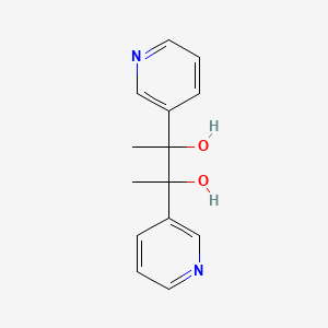 molecular formula C14H16N2O2 B1615559 2,3-Di-3-pyridylbutane-2,3-diol CAS No. 4989-59-7