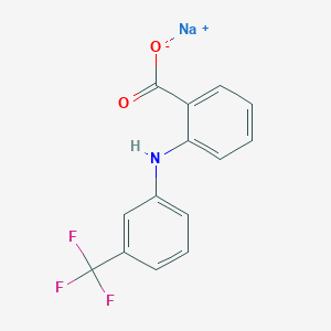 molecular formula C14H9F3NNaO2 B161556 Sodium 2-((3-(trifluoromethyl)phenyl)amino)benzoate CAS No. 1977-00-0