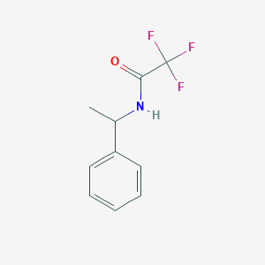 molecular formula C10H10F3NO B1615572 2,2,2-trifluoro-N-(1-phenylethyl)acetamide CAS No. 28332-81-2