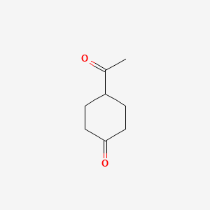 molecular formula C8H12O2 B1615573 4-acetylcyclohexan-1-one CAS No. 5034-21-9
