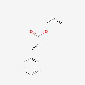 molecular formula C13H14O2 B1615574 2-Propenoic acid, 3-phenyl-, 2-methyl-2-propenyl ester CAS No. 54889-46-2