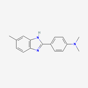 molecular formula C16H17N3 B1615583 V-161 CAS No. 69570-95-2