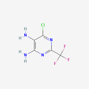 6-Chloro-2-(trifluoromethyl)pyrimidine-4,5-diamine