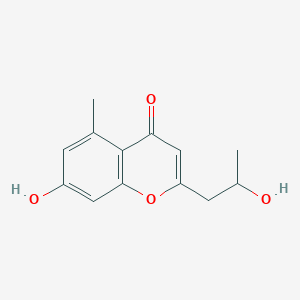 molecular formula C13H14O4 B161559 dl-Aloesol CAS No. 104871-04-7