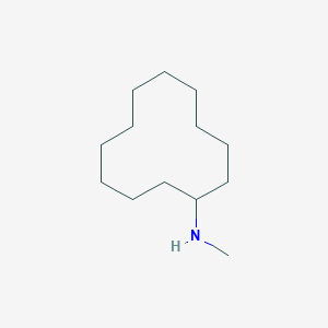 molecular formula C13H27N B1615599 N-methylcyclododecanamine CAS No. 40221-53-2