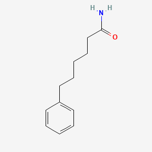 molecular formula C12H17NO B1615602 6-Phenylhexanamide CAS No. 31274-14-3