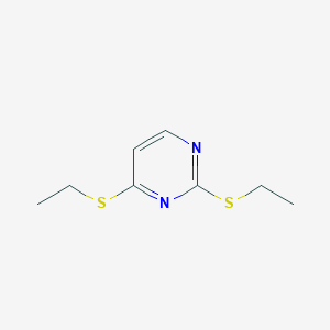 molecular formula C8H12N2S2 B1615604 2,4-Bis(ethylsulfanyl)pyrimidine CAS No. 62880-79-9