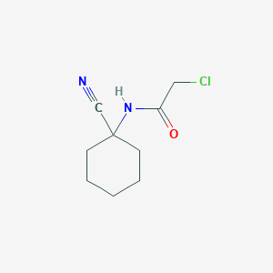 2-chloro-N-(1-cyanocyclohexyl)acetamide